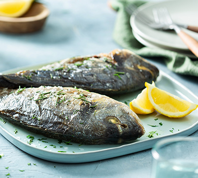 Poisson entier grill&eacute;