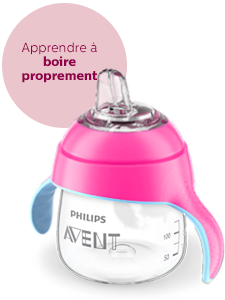 Tasses d'apprentissage avec paille Philips&nbsp;Avent 6 &agrave; 9&nbsp;mois