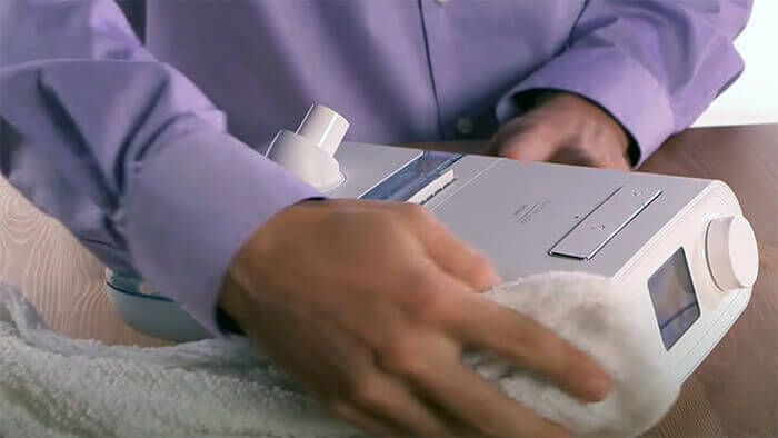Vid&eacute;o sur le nettoyage de l&rsquo;appareil DreamStation