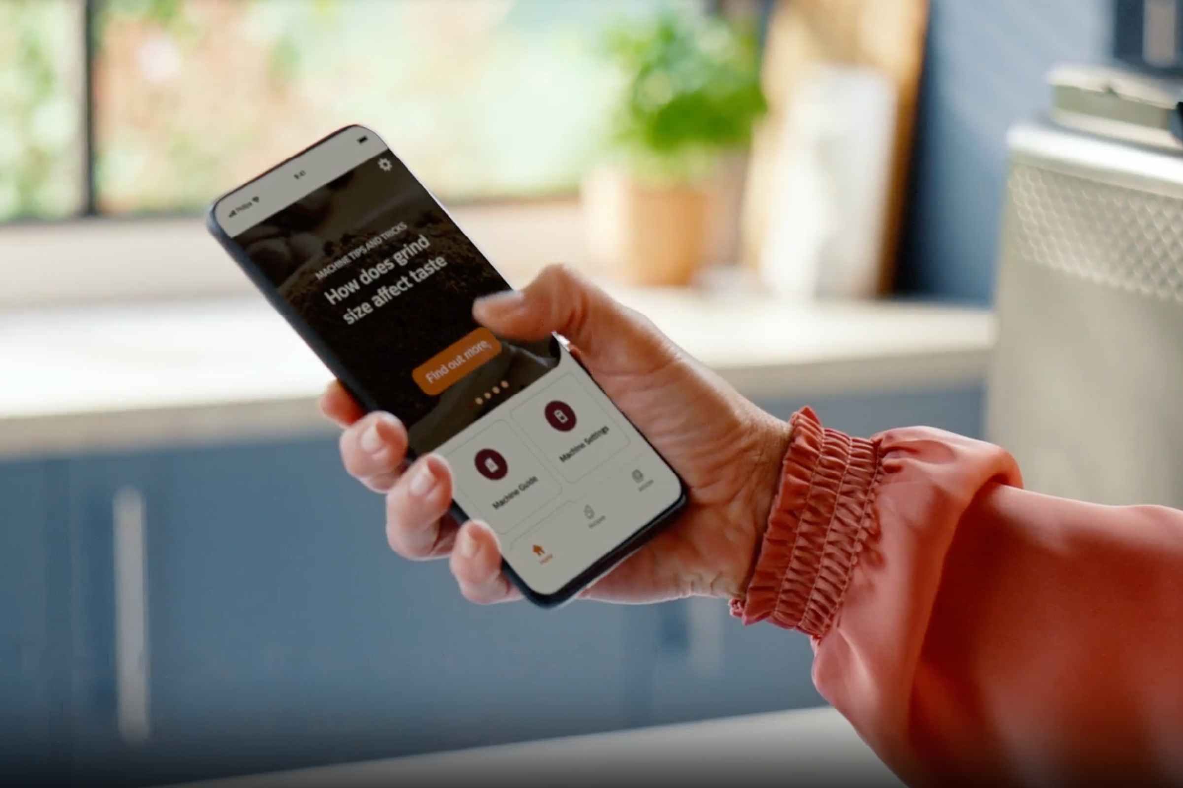Application Coffee plus, d&eacute;marrage et instructions faciles