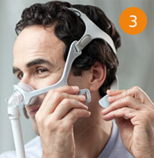 Etape 3 guide vid&eacute;o de r&eacute;glage du masque Wisp